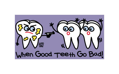 When Good Teeth Go Bad by Todd Goldman Pricing Limited Edition Print image
