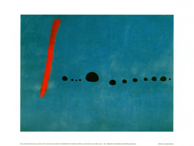 Blue Ii by Joan Miro Pricing Limited Edition Print image