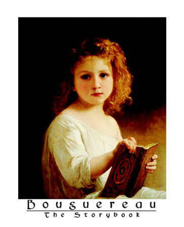 The Storybook by William Adolphe Bouguereau Pricing Limited Edition Print image