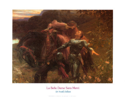 La Belle Dame Sans Merci by Frank Bernard Dicksee Pricing Limited Edition Print image
