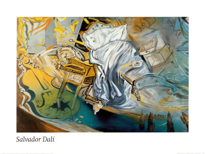 Lit Et Deux Tables De Nuit by Salvador Dalí Pricing Limited Edition Print image