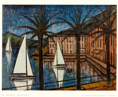 Port Of Beaulieu by Bernard Buffet Pricing Limited Edition Print image