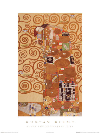 Fulfillment, Stoclet Frieze, C.1909 by Gustav Klimt Pricing Limited Edition Print image