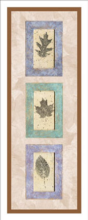 Leaf Trio In Frames by Diane Kline Pricing Limited Edition Print image