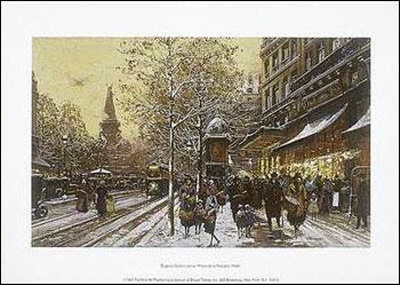 Place De La Republic, Paris by Eugene Galien Laloue Pricing Limited Edition Print image