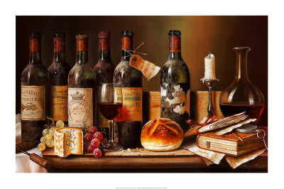 Tasting Clarets by Raymond Campbell Pricing Limited Edition Print image