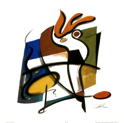 Rooster by Alfred Gockel Pricing Limited Edition Print image