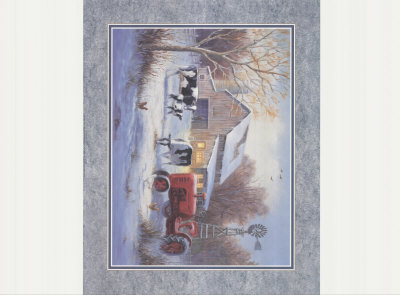 Winter Chores by M. Caroselli Pricing Limited Edition Print image