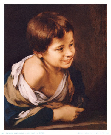 Young Peasant Boy by Bartolome Esteban Murillo Pricing Limited Edition Print image