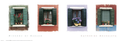 Windows Of Burano by Catherine Archuleta Pricing Limited Edition Print image