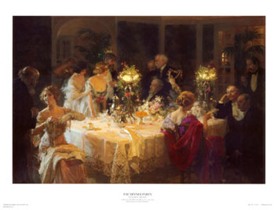 Dinner Party by Jules-Alexandre Grün Pricing Limited Edition Print image
