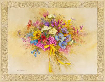 Wildflower Arrangement I by Carolyn Shores-Wright Pricing Limited Edition Print image