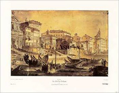 View Of The Porto Di Ripetta by Giovanni Battista Piranesi Pricing Limited Edition Print image