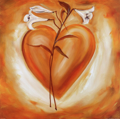 Shades Of Love: Orange by Alfred Gockel Pricing Limited Edition Print image