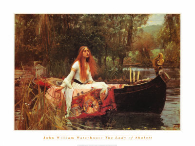 The Lady Of Shalott, 1888 by John William Waterhouse Pricing Limited Edition Print image