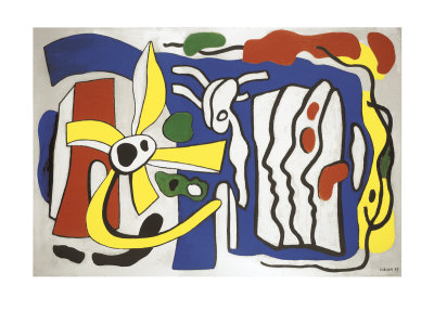 Composition Aux Trois Profils 1937 by Fernand Leger Pricing Limited Edition Print image