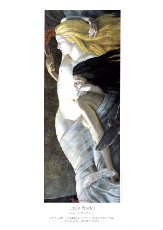 Night And Evening by Ernest Procter Pricing Limited Edition Print image
