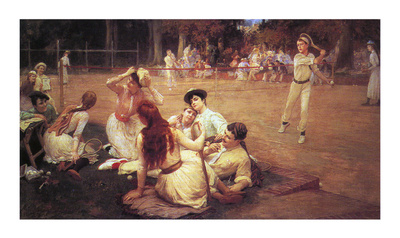 Lawn Tennis Club by Frederick Arthur Bridgman Pricing Limited Edition Print image