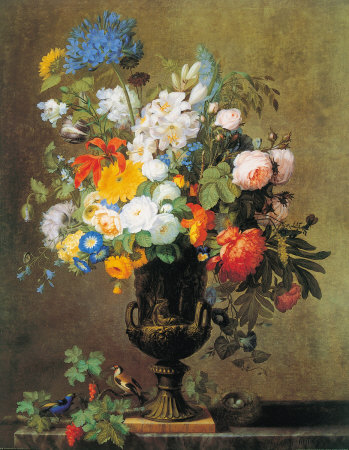 Vase Of Flowers by Jean-Francois Bony Pricing Limited Edition Print image