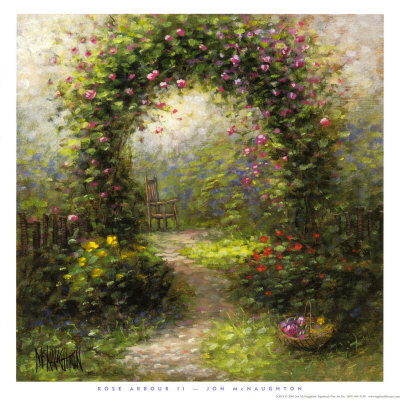 Rose Arbour Ii by Jon Mcnaughton Pricing Limited Edition Print image