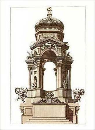 Baroque Architecture by Andrea Pozzo Pricing Limited Edition Print image
