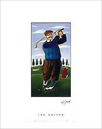 The Golfer by Paul Greenwood Pricing Limited Edition Print image