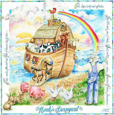 Noah's Barnyard by Lila Rose Kennedy Pricing Limited Edition Print image