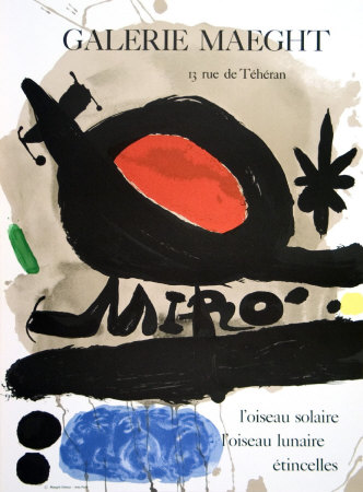 L'oiseau Solaire by Joan Miró Pricing Limited Edition Print image
