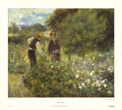 Picking Flowers by Pierre-Auguste Renoir Pricing Limited Edition Print image