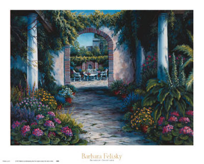 Savannah Courtyard by Barbara R. Felisky Pricing Limited Edition Print image