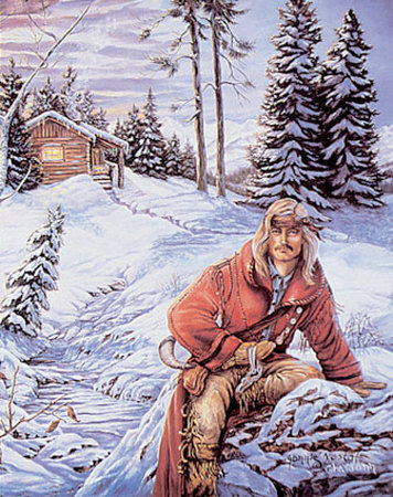 Mountain Man Gazing by Jonnie Kostoff Pricing Limited Edition Print image