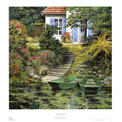 Twin Moorings by Roger Duvall Pricing Limited Edition Print image