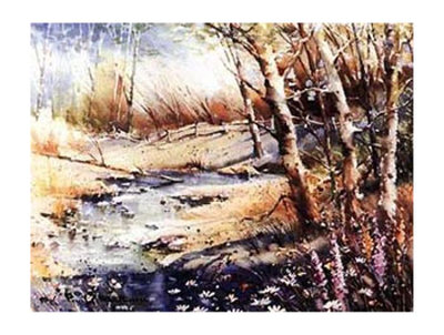 Peaceful Stream by Paul Mathenia Pricing Limited Edition Print image