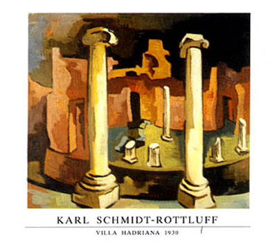 Villa Hadriana, 1930 by Karl Schmidt-Rottluff Pricing Limited Edition Print image