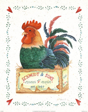 Schmidt And Sons Rooster by S. West Pricing Limited Edition Print image