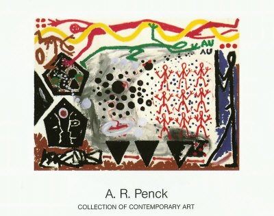 Eriegnis In New York Ii, 1983 by A. R. Penck Pricing Limited Edition Print image