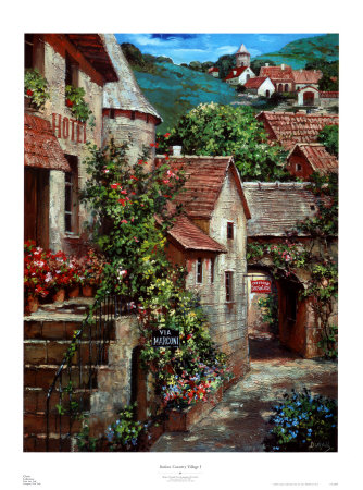 Italian Country Village I by Roger Duvall Pricing Limited Edition Print image