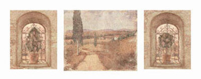 Tuscany Triptych by Solveig Pricing Limited Edition Print image