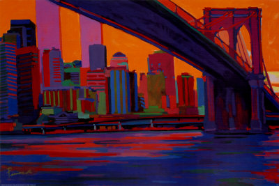 Brooklyn Bridge by Nick Paciorek Pricing Limited Edition Print image