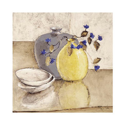 Blue And Grey I by Ina Van Toor Pricing Limited Edition Print image