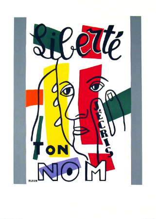 Liberte, J'ecris Ton Nom by Fernand Leger Pricing Limited Edition Print image