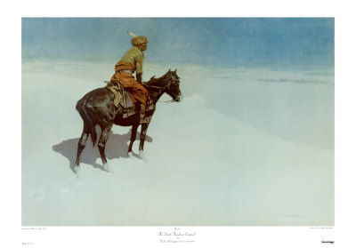 Scout Friends Or Enemies? by Frederic Sackrider Remington Pricing Limited Edition Print image