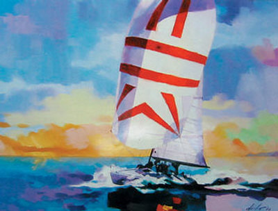 Tropical Sail by James Dewitt Pricing Limited Edition Print image