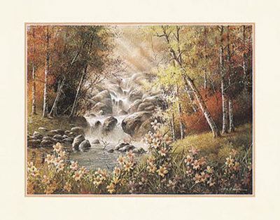 Gentle Falls by T. C. Chiu Pricing Limited Edition Print image