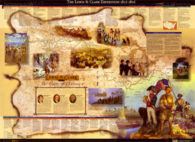 Lewis And Clark The Corps Of Discovery by Glen Hopkinson Pricing Limited Edition Print image