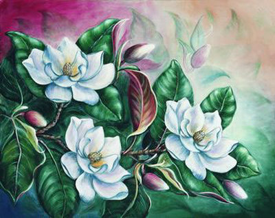 Southern Magnolia I by Lisa White Pricing Limited Edition Print image