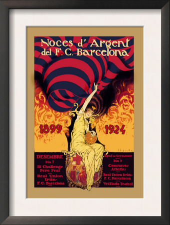 Noces D'argent Del F.C. Barcelona by J. Segrelles Pricing Limited Edition Print image