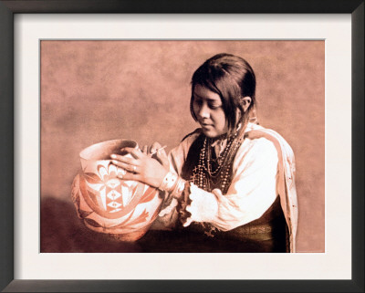 Isleta Pottery Maker by Carl And Grace Moon Pricing Limited Edition Print image