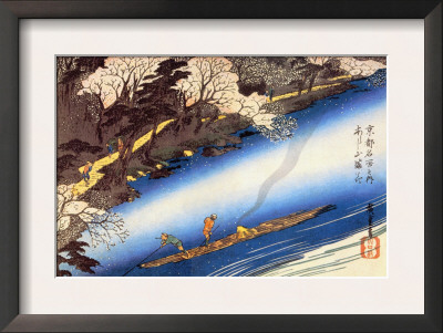 Cherry Blossoms In Full Bloom by Ando Hiroshige Pricing Limited Edition Print image