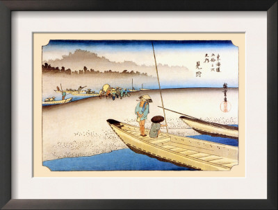Tenryu River At Mitsuke by Ando Hiroshige Pricing Limited Edition Print image